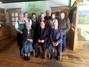 Der Vorstand der Seniorenbundortsgruppe St. Peter mit Obmann Peter Gänser.